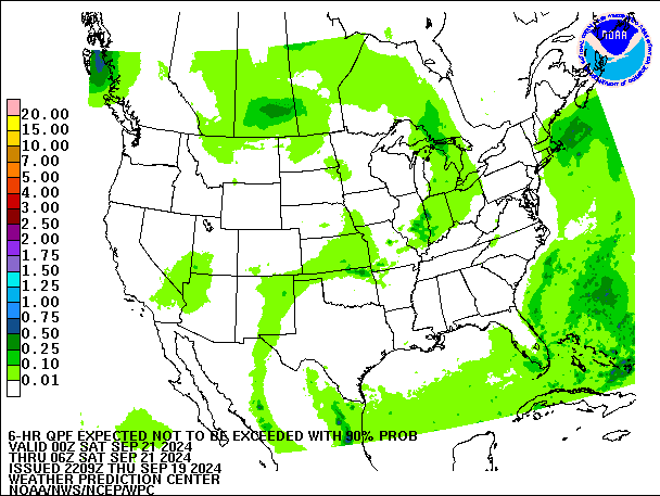 6-Hour 90th
                     Percentile QPF valid 06Z September 21, 2024