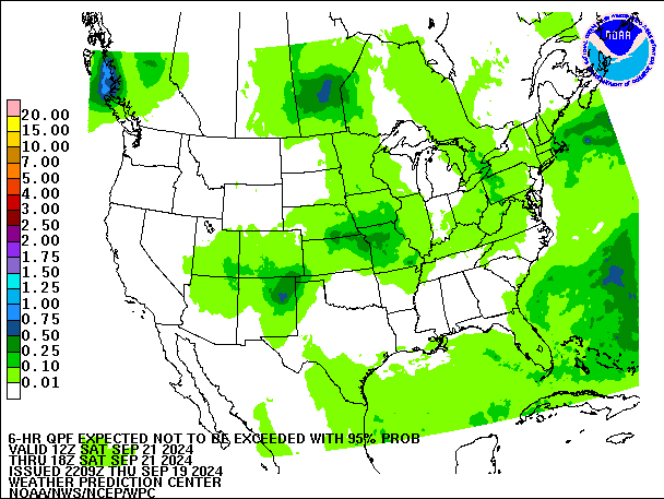 6-Hour 95th
                     Percentile QPF valid 18Z September 21, 2024