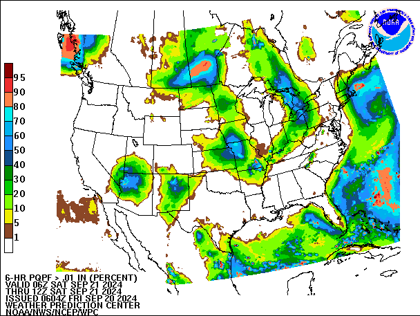 6-Hour PQPF valid 12Z September 21, 2024