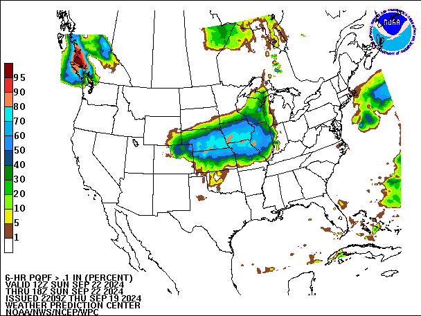 6-Hour PQPF valid 18Z September 22, 2024