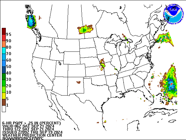 6-Hour PQPF valid 12Z September 21, 2024