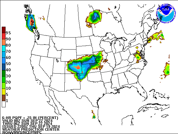 6-Hour PQPF valid 06Z September 22, 2024