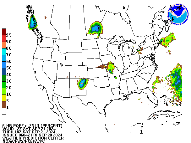 6-Hour PQPF valid 18Z September 21, 2024