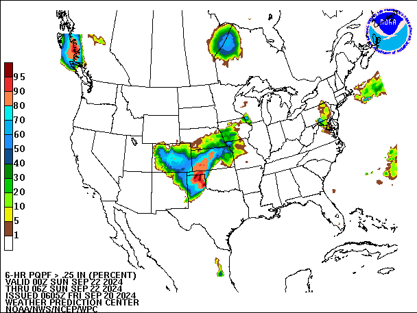 6-Hour PQPF valid 06Z September 22, 2024