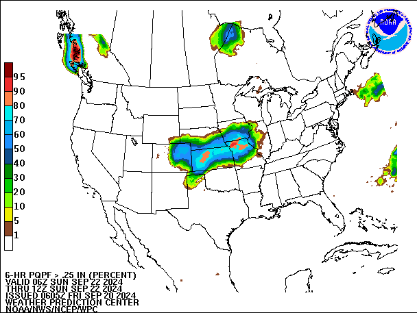 6-Hour PQPF valid 12Z September 22, 2024