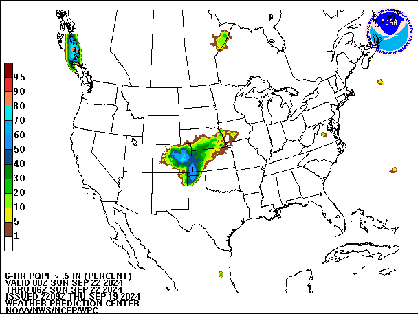 6-Hour PQPF valid 06Z September 22, 2024