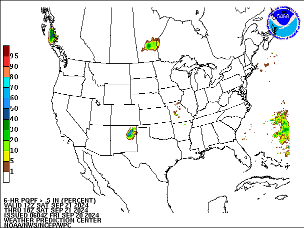 6-Hour PQPF valid 18Z September 21, 2024