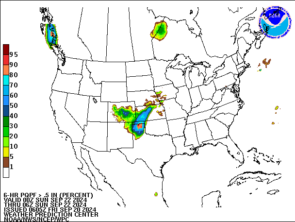 6-Hour PQPF valid 06Z September 22, 2024