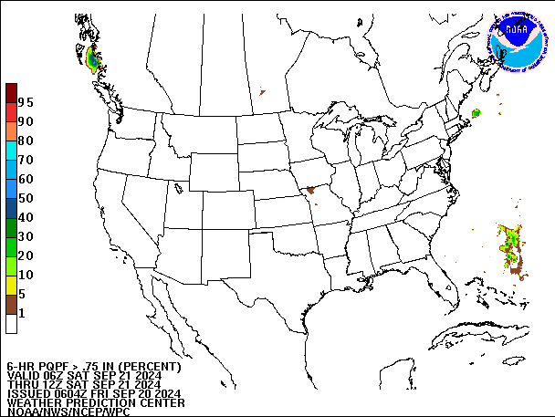 6-Hour PQPF valid 12Z September 21, 2024