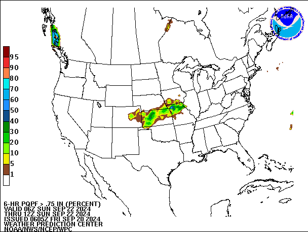 6-Hour PQPF valid 12Z September 22, 2024