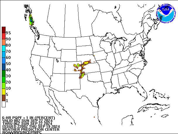 6-Hour PQPF valid 06Z September 22, 2024