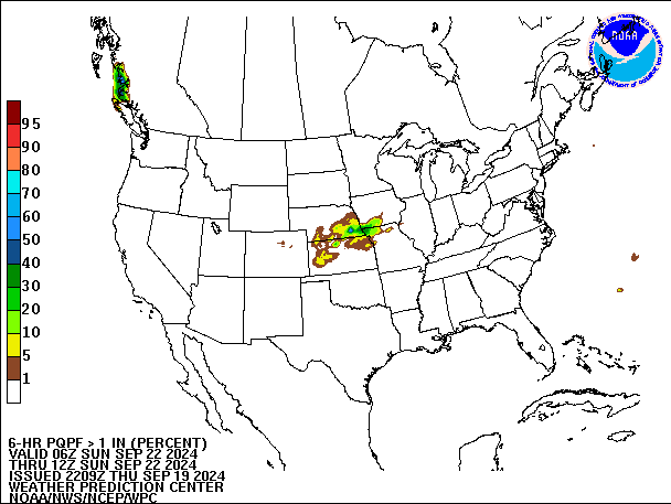 6-Hour PQPF valid 12Z September 22, 2024