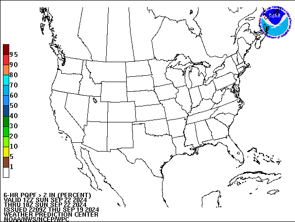 6-Hour PQPF valid 18Z September 22, 2024