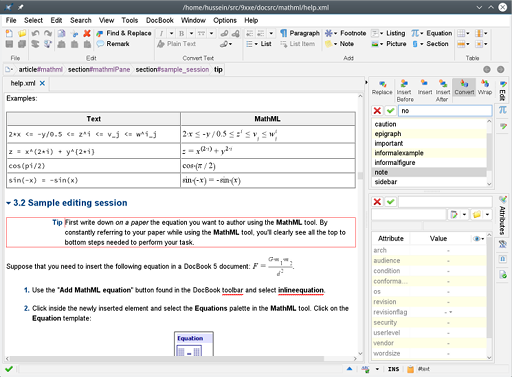 Styled view of a DocBook document.