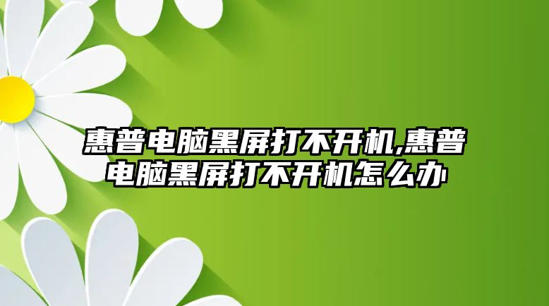 æƒ æ™®é›»è…¦é»‘å±æ‰“ä¸é–‹(kÄi)æ©Ÿ,æƒ æ™®é›»è…¦é»‘å±æ‰“ä¸é–‹(kÄi)æ©Ÿæ€Žä¹ˆè¾¦