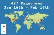 Locations of visitors to this page