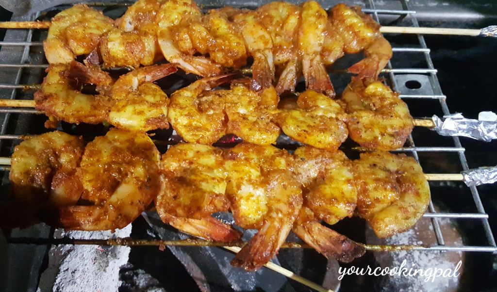 BBQ prawns