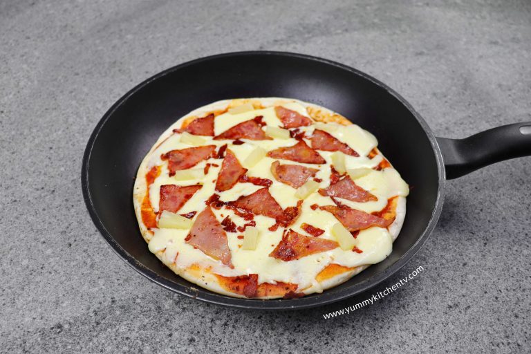 No oven Hawaiian Pizza