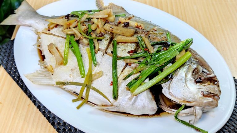 Steamed Pompano