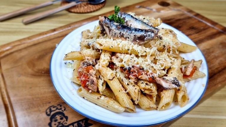 Spanish Sardines Pasta