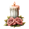 Bougie,candle,scrap, psp,art,vector,png 