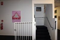 Concert Wall and Stairs to First Floor