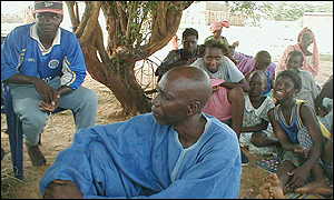 Amadou Toure Mauritanian refugee camp leader in Dagana Senegal   