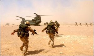 British military training exercises in Oman in 2001