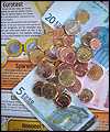 Euro notes and coins