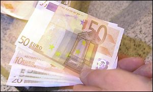 Genuine 50 euro notes