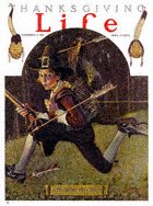 Norman Rockwell's Pilgrims Progress from the November 17, 1921 Life Magazine cover