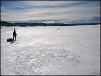 An ocean of snow