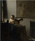 Woman with a Lute, Johannes Vermeer