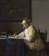 A Lady Writing, Johannes Vermeer