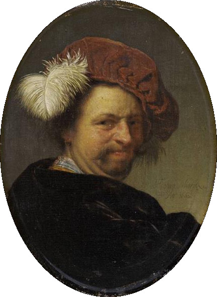 Frans van Mieris, Self Portrait