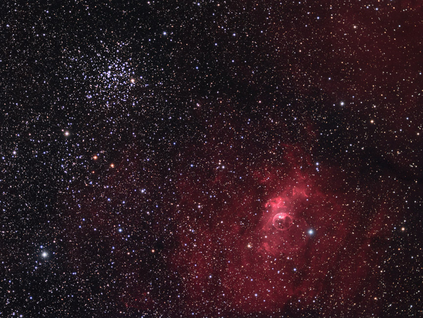 Bubble Nebula & M52