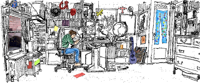 The Artist In His Studio