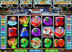 Santa Strikes Back video Slot