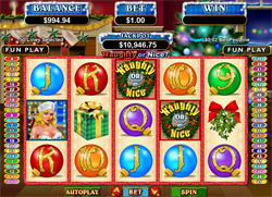 Naughty or Nice Christmas themed slot