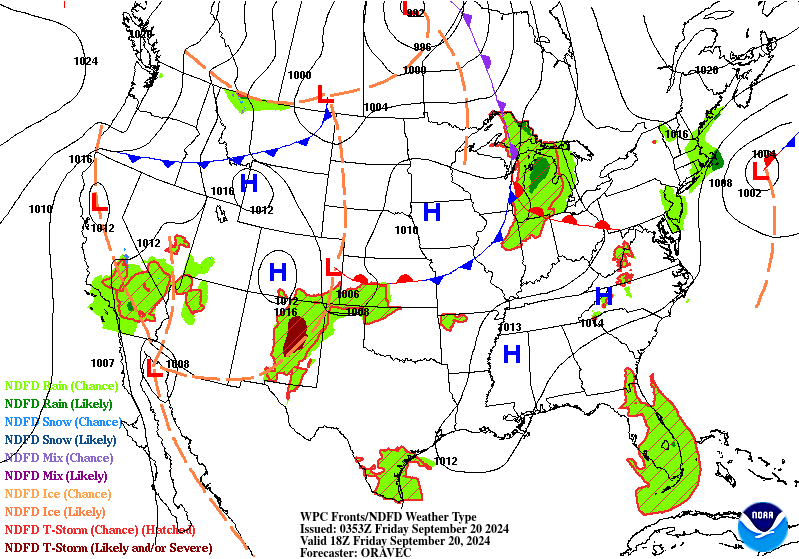 Forecast valid Friday 18Z