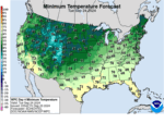 Day 4 Minimum Temperatures