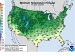 Day 6 Minimum Temperatures