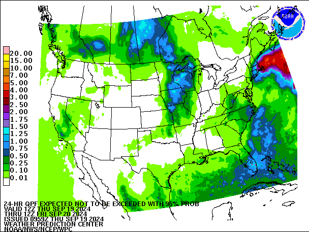 24-Hour 95th
                     Percentile QPF valid 12Z September 20, 2024