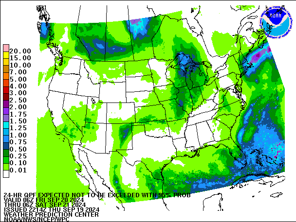 24-Hour 95th
                     Percentile QPF valid 06Z September 21, 2024