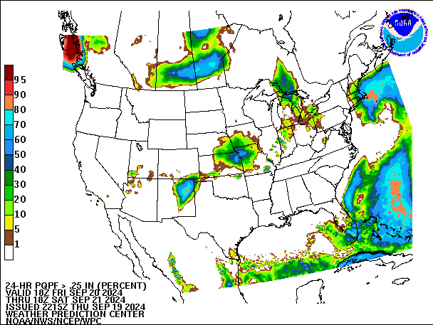 24-Hour PQPF valid 18Z September 21, 2024