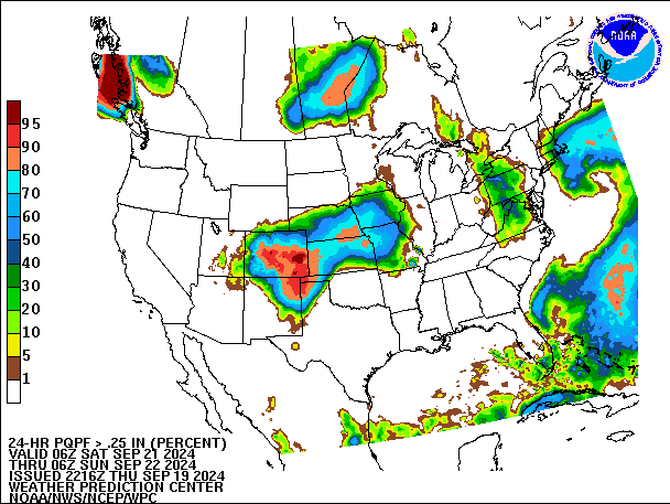 24-Hour PQPF valid 06Z September 22, 2024