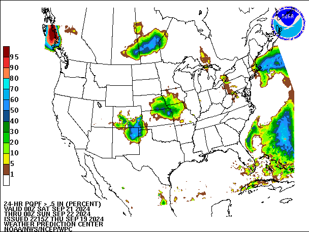 24-Hour PQPF valid 00Z September 22, 2024