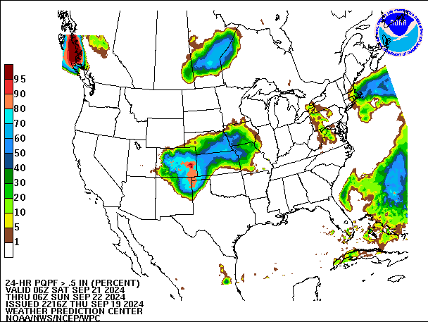 24-Hour PQPF valid 06Z September 22, 2024