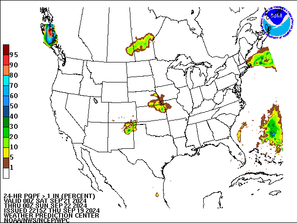 24-Hour PQPF valid 00Z September 22, 2024