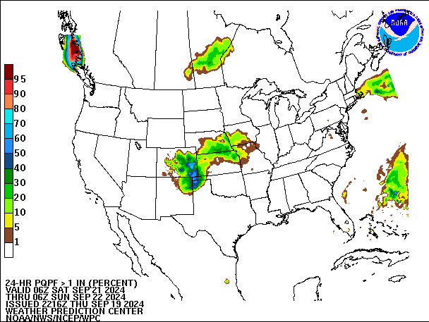 24-Hour PQPF valid 06Z September 22, 2024